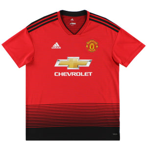 Manchester United 2018-19 Home Shirt (XL) (Good)_0