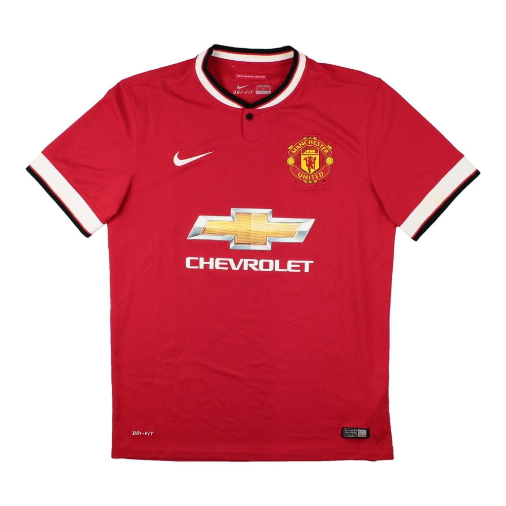 Manchester United 2014-15 Home Shirt (L) (Excellent)_0