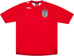 England 2006-08 Away Shirt (L) (HARGREAVES 16) (Very Good)_2