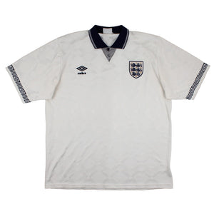 England 1990-92 Home Shirt (L) (Excellent)_0