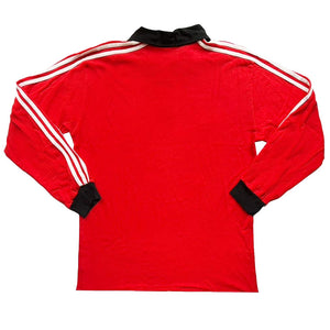 AC Milan 2004 Adidas Long Sleeve Polo Shirt ((Excellent) M)_1