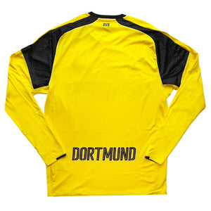 Borussia Dortmund 2016-17 Long Sleeve European Home Shirt (L) (Sammer 6) (Excellent)_3