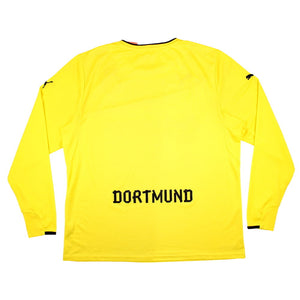 Borussia Dortmund 2013-14 Special Winter Edition Long Sleeve Home Shirt (2XL) (Very Good)_1