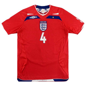 England 2008 Away Shirt (Gerrard #4) ((Excellent) XL)_1