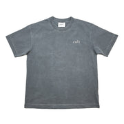 Camiseta de culto bordada del sur de China - Carbón