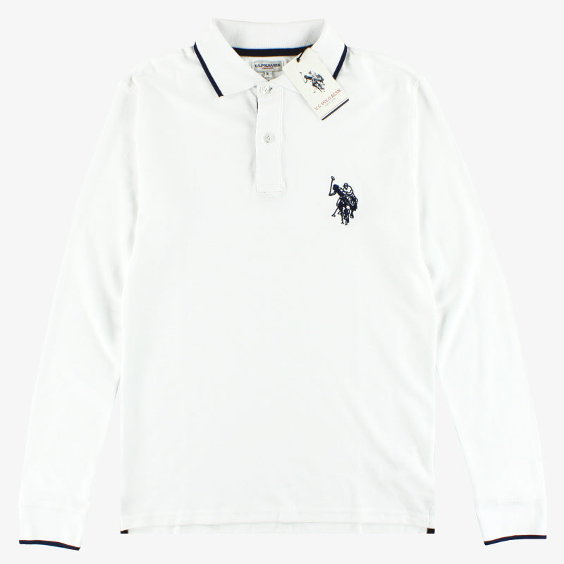 U.S. POLO ASSN. Polo de hombre de manga larga *NIB* XXL