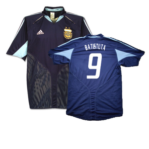 2004-05 Argentina Away Shirt (L) (Excellent) (BATISTUTA 9)_0