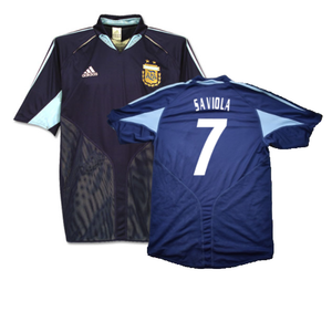 2004-05 Argentina Away Shirt (L) (Excellent) (Saviola 7)_0