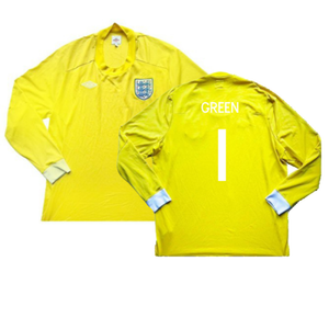 2010-2011 England Goalkeeper LS Shirt (Black) (Excellent) (Green 1)_0