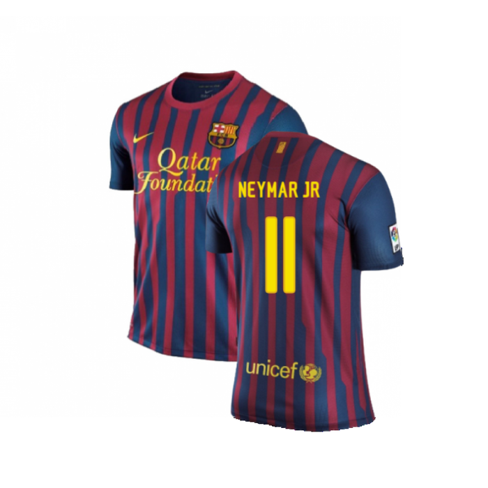 Barcelona 2011-12 Home Shirt (L) (Very Good) (Neymar Jr 11)