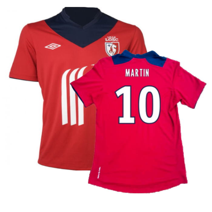 Lille 2012-13 Home Shirt (Very Good) (Martin 10)