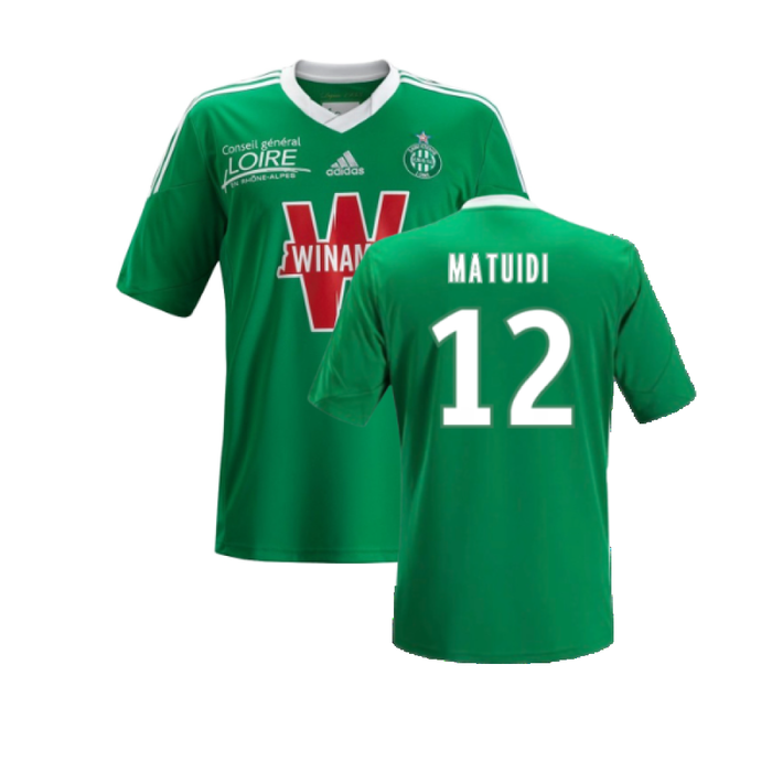 Saint Etienne 2013-14 Home Shirt (M) (Excellent) (MATUIDI 12)