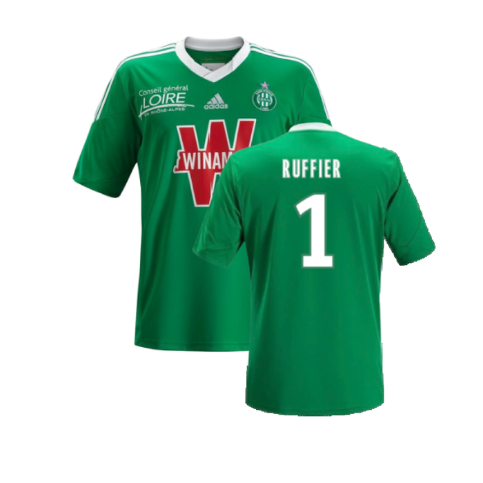 Saint Etienne 2013-14 Home Shirt (M) (Excellent) (RUFFIER 1)