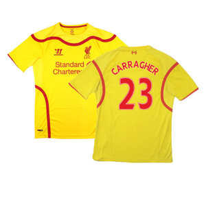 Liverpool 2014-15 Away Football Shirt (Very Good) (Carragher 23)_0