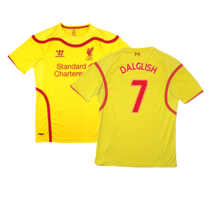 Liverpool 2014-15 Away Football Shirt (Very Good) (DALGLISH 7)