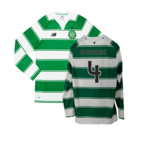 Celtic 2015-16 Long Sleeve Home Shirt (3XL) (Excellent) (Ambrose 4)_0