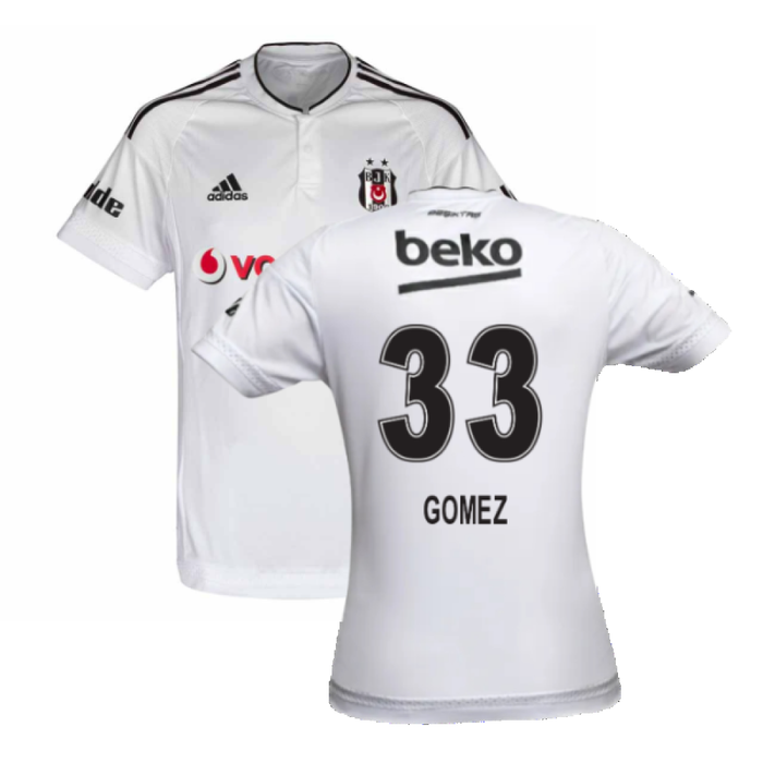 Besiktas 2015-16 Home Shirt (S) (Mint) (Gomez 33)