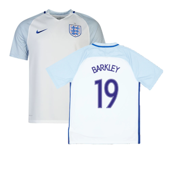 2016-2017 England Home Nike Football Shirt (L) (Excellent) (Barkley 19)