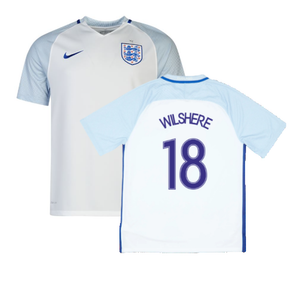 2016-2017 England Home Nike Football Shirt (L) (Excellent) (Wilshere 18)_0
