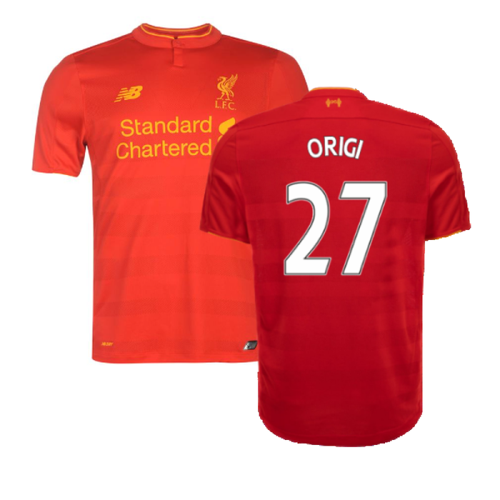 Liverpool 2016-17 Home Football Shirt (Excellent) (Origi 27)