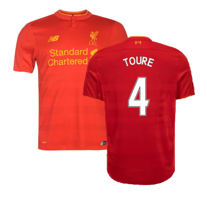 Liverpool 2016-17 Home Football Shirt (Excellent) (Toure 4)