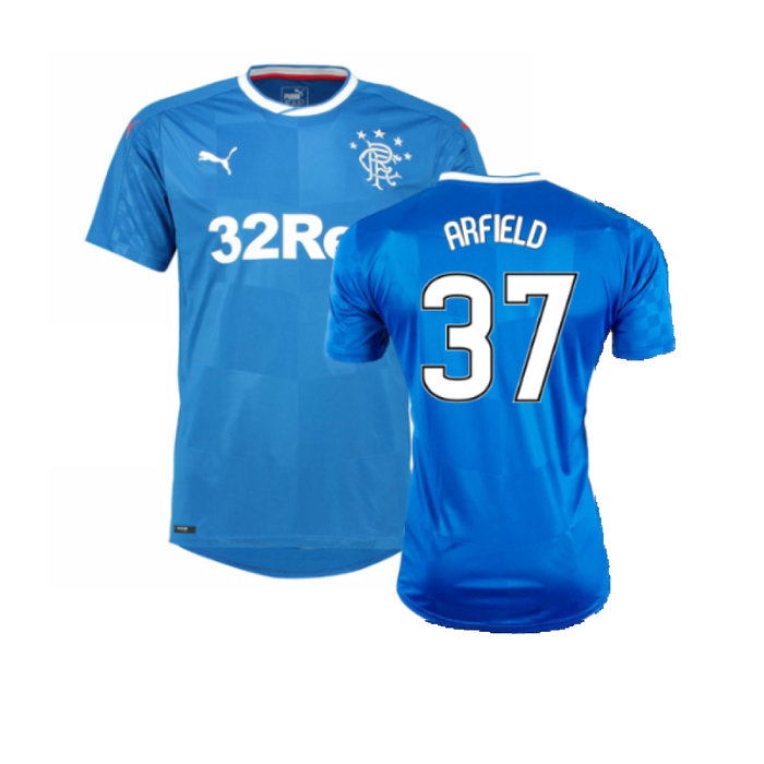 Rangers 2016-17 Home Shirt (M) (Very Good) (Arfield 37)