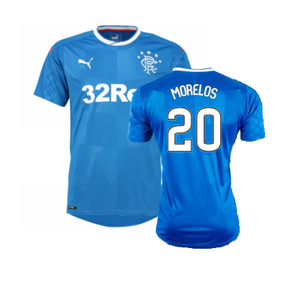 Rangers 2016-17 Home Shirt (M) (Very Good) (Morelos 20)_0