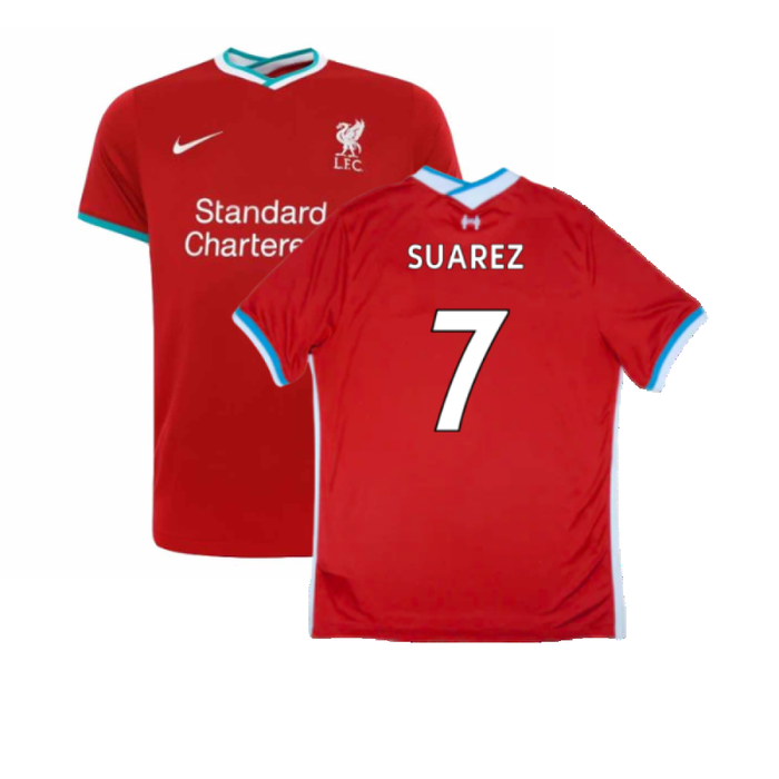 2020-2021 Liverpool Home Shirt (S) (Mint) (SUAREZ 7)