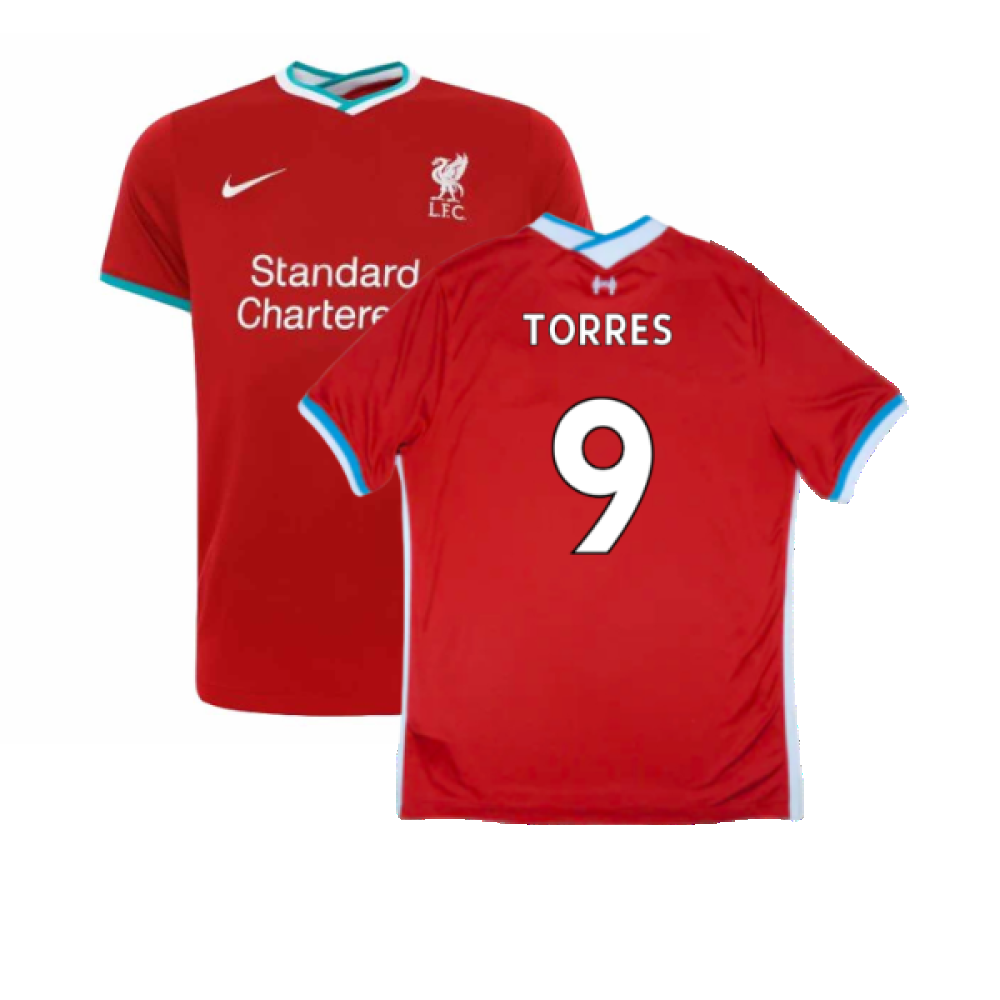 2020-2021 Liverpool Home Shirt (S) (Mint) (TORRES 9)_0