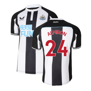 2021-2022 Newcastle United Home Shirt (S) Saint-Maximin #10 (Excellent) (ALMIRON 24)_0