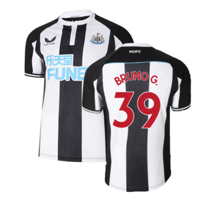 2021-2022 Newcastle United Home Shirt (XL) (Excellent) (BRUNO G. 39)_0