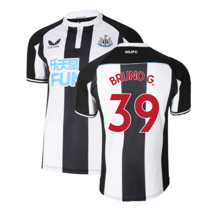 2021-2022 Newcastle United Home Shirt (S) Saint-Maximin #10 (Excellent) (BRUNO G. 39)