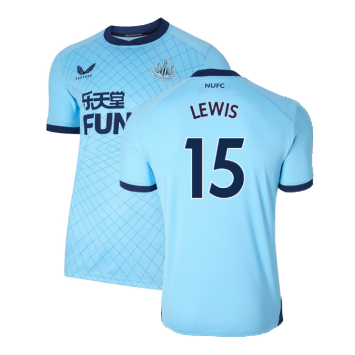 2021-2022 Newcastle United Third Shirt (XL) (Very Good) (LEWIS 15)