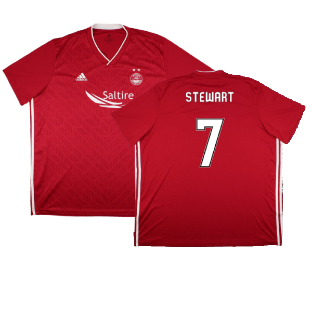 Aberdeen 2018-19 Home Shirt (S) (Excellent) (Stewart 7)_0