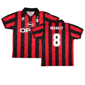 AC Milan 1994-96 Home Shirt (M) (Excellent) (DESAILLY 8)_0