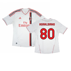 AC Milan 2011-12 Away Shirt (XXL) (Good) (Ronaldinho 80)_0