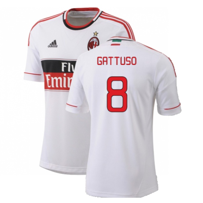 AC Milan 2012-13 Away Shirt (XSB) (Mint) (Gattuso 8)