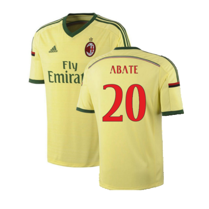 AC Milan 2014-15 Third Shirt (XL) (Very Good) (Abate 20)