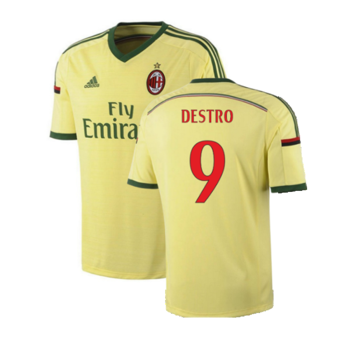 AC Milan 2014-15 Third Shirt (XL) (Very Good) (Destro 9)