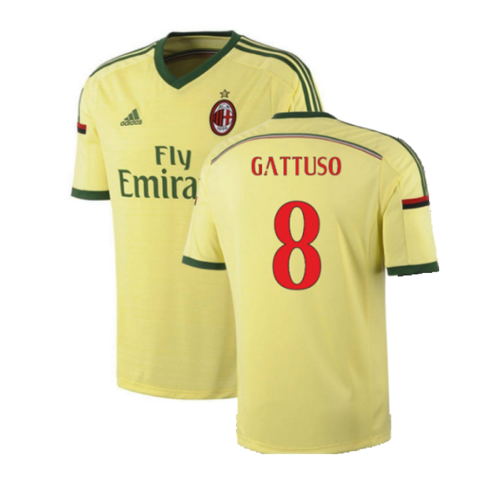 AC Milan 2014-15 Third Shirt (XL) (Very Good) (Gattuso 8)