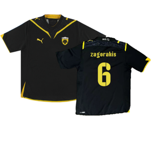 AEK Athens 2009-10 Away Shirt (M) (Excellent) (Zagorakis 6)_0