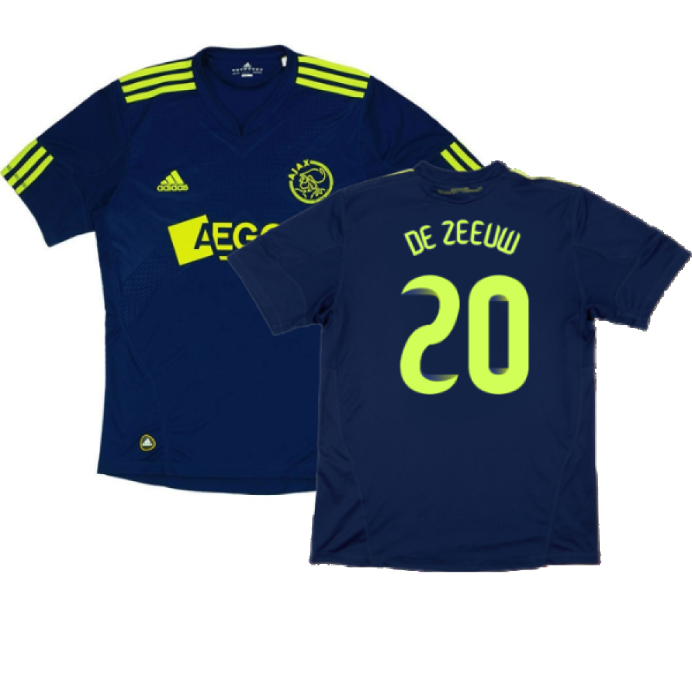 Ajax 2010-11 Away Shirt (XL) (Excellent) (De Zeeuw 20)_0