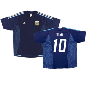 Argentina 2002-04 Away Shirt (XXL) (Excellent) (MESSI 10)_0