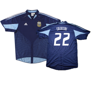 Argentina 2004-05 Away Shirt (XL) Batistuta #9 (BNWT) (Coloccini 22)_0