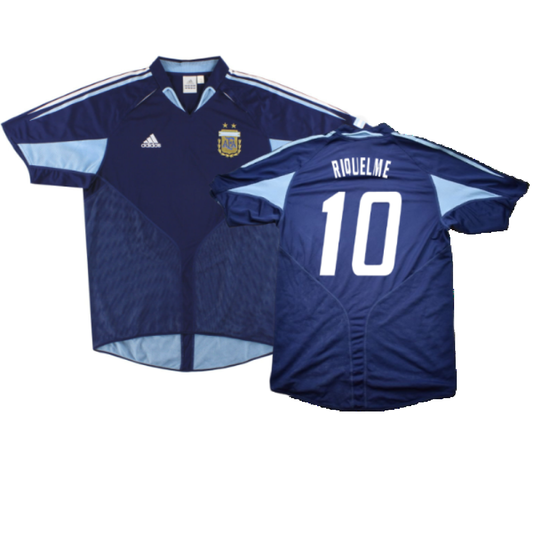 Argentina 2004-05 Away Shirt (XL) Batistuta #9 (BNWT) (RIQUELME 10)_0