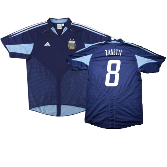 Argentina 2004-05 Away Shirt (XL) Batistuta #9 (BNWT) (Zanetti 8)_0