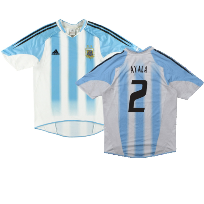 Argentina 2004-05 Home Shirt (XL) (Good) (Ayala 2)