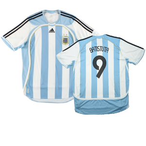 Argentina 2006-2007 Home Shirt (Good) (BATISTUTA 9)_0