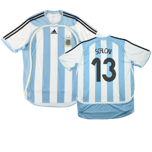 Argentina 2006-2007 Home Shirt (Good) (Scaloni 13)_0