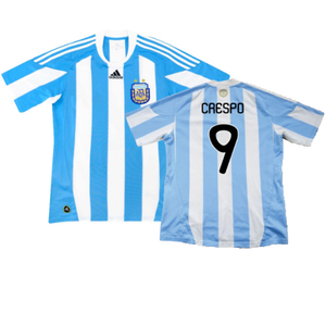 Argentina 2010-11 Home (L) (Excellent) (Crespo 9)_0